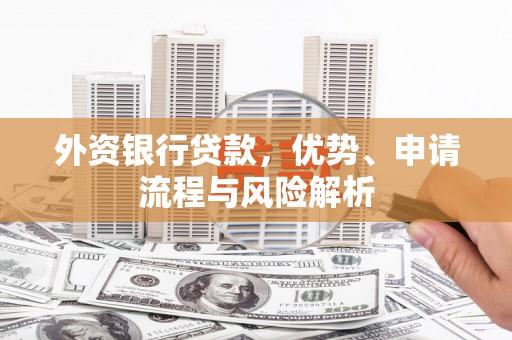 灵台外资银行贷款，优势、申请流程与风险解析