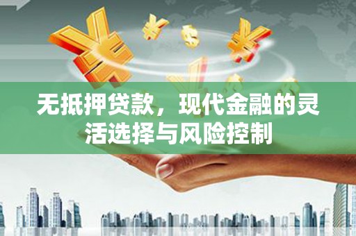 灵台无抵押贷款，现代金融的灵活选择与风险控制