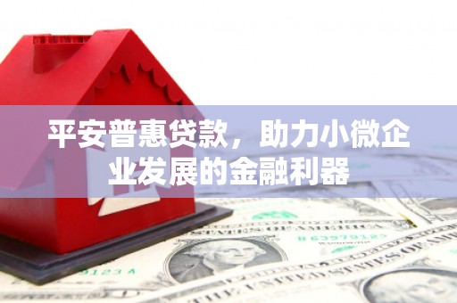 灵台平安普惠贷款，助力小微企业发展的金融利器
