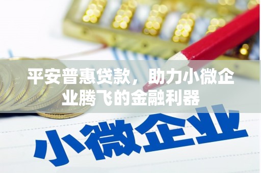 灵台平安普惠贷款，助力小微企业腾飞的金融利器