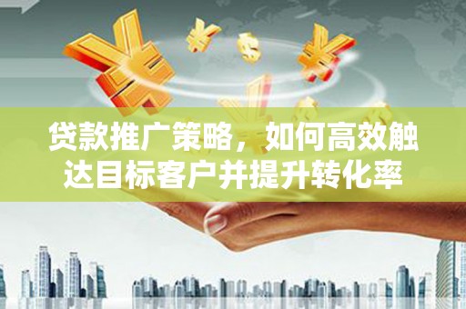 灵台贷款推广策略，如何高效触达目标客户并提升转化率