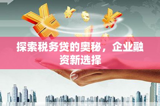 灵台探索税务贷的奥秘，企业融资新选择