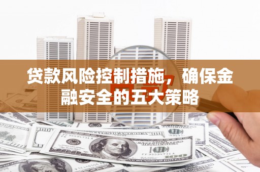 灵台贷款风险控制措施，确保金融安全的五大策略