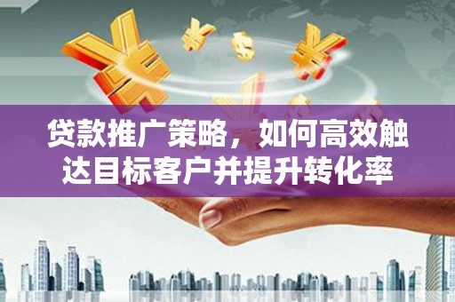 灵台贷款推广策略，如何高效触达目标客户并提升转化率