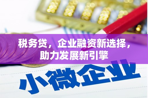 灵台税务贷，企业融资新选择，助力发展新引擎