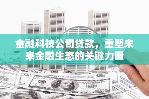 灵台金融科技公司贷款，重塑未来金融生态的关键力量