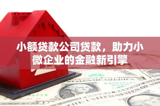 灵台小额贷款公司贷款，助力小微企业的金融新引擎