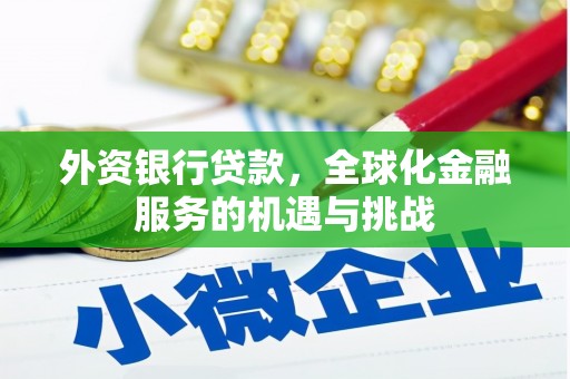 灵台外资银行贷款，全球化金融服务的机遇与挑战